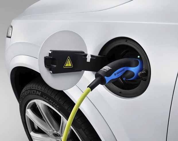 Panel frontal del Volvo mostrando los diferentes modos de conducción